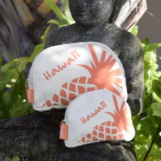 Canvas Pouches Pineapple Orange Canvas Pouches Pineapple Orange